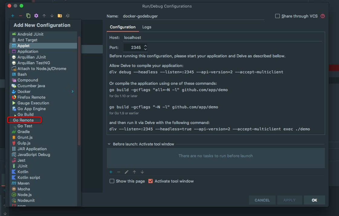 godebuger-idea-add-remote